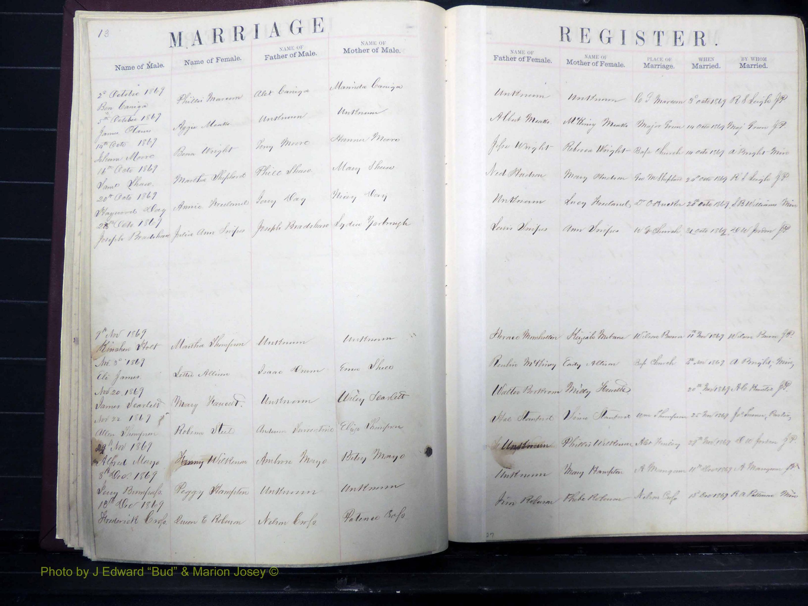 Orange Co, NC, Marriages, Male, 1867-1872 (129).JPG