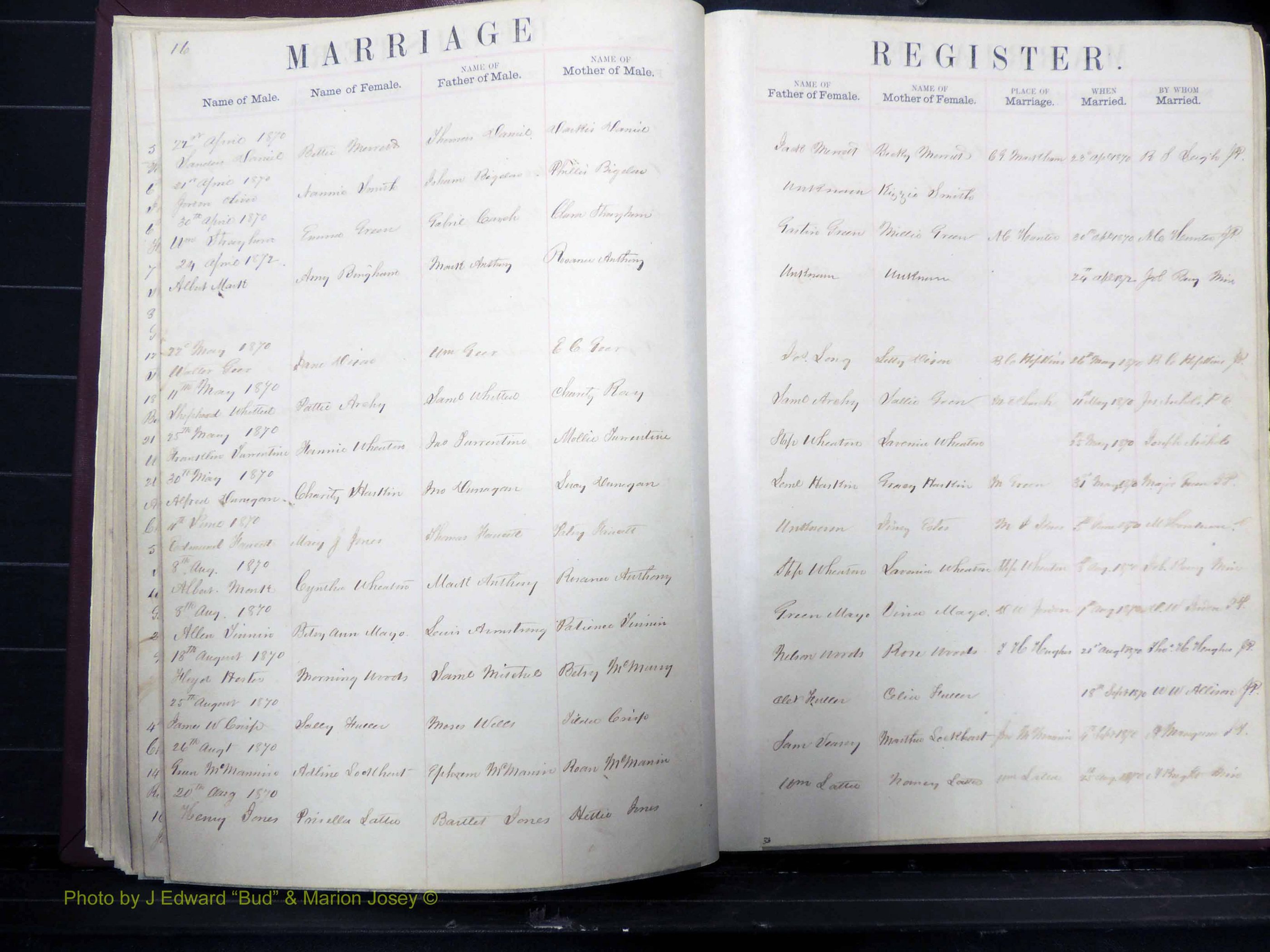 Orange Co, NC, Marriages, Male, 1867-1872 (132).JPG