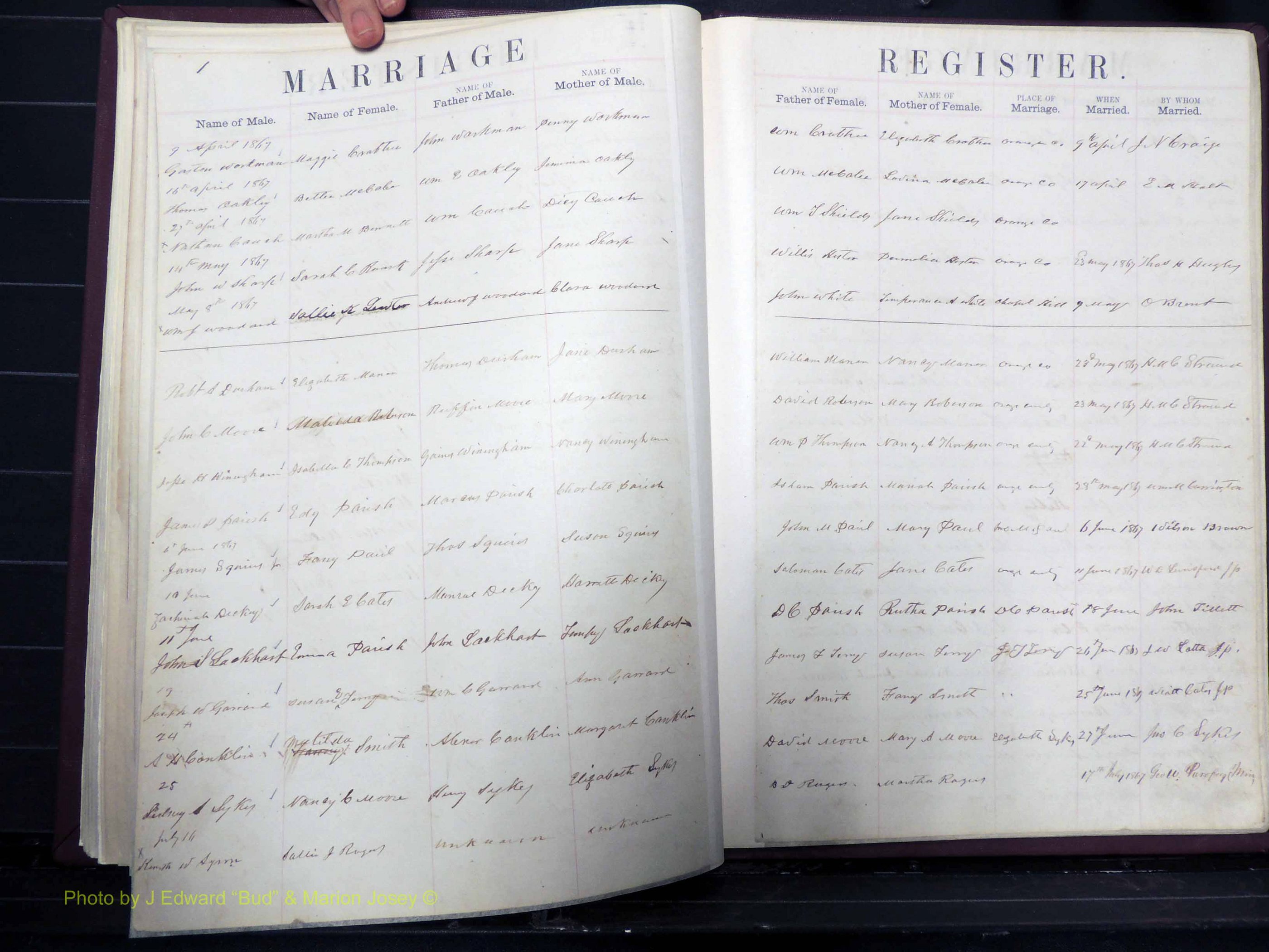 Orange Co, NC, Marriages, Male, 1867-1872 (160).JPG