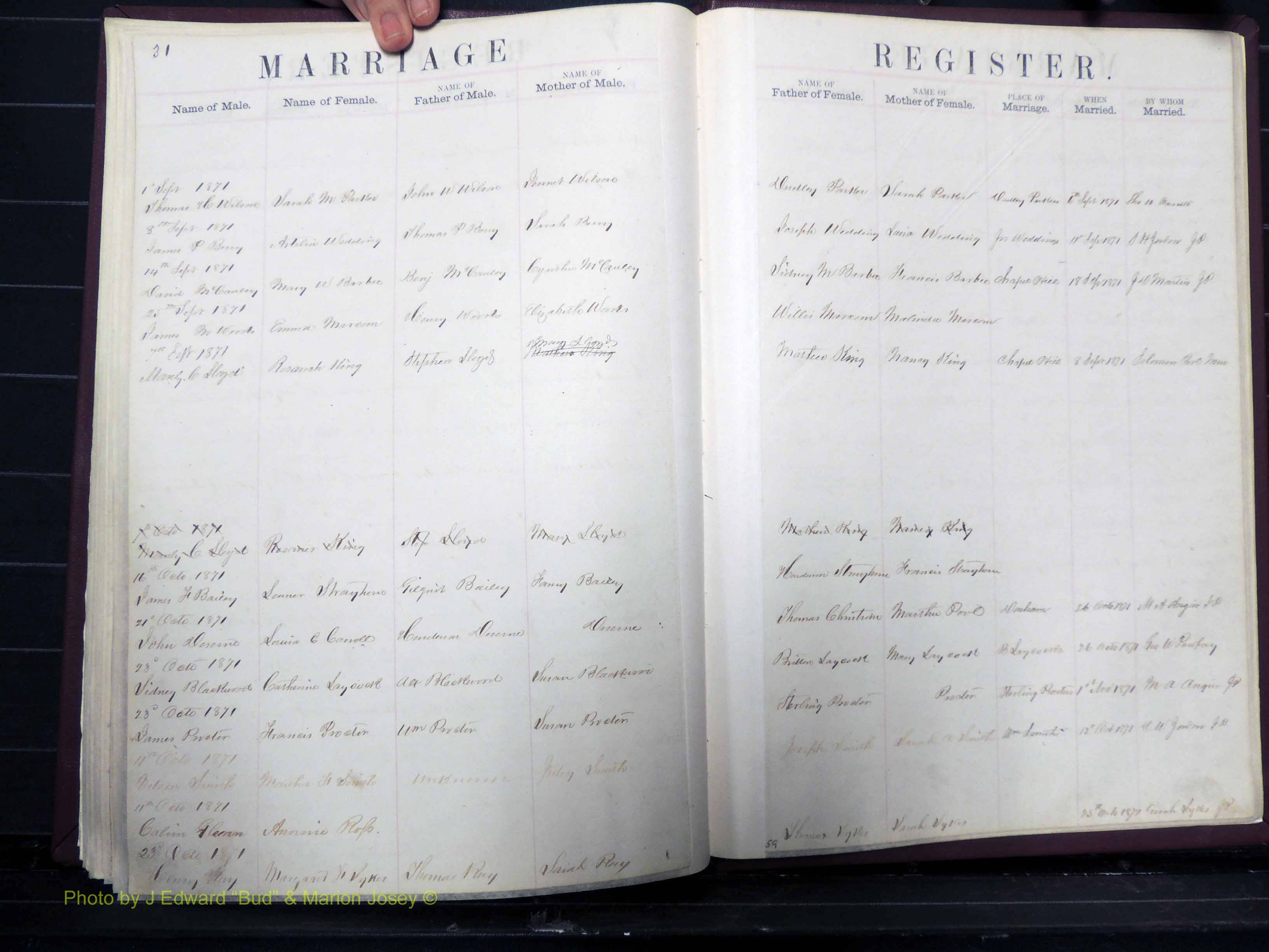 Orange Co, NC, Marriages, Male, 1867-1872 (189).JPG