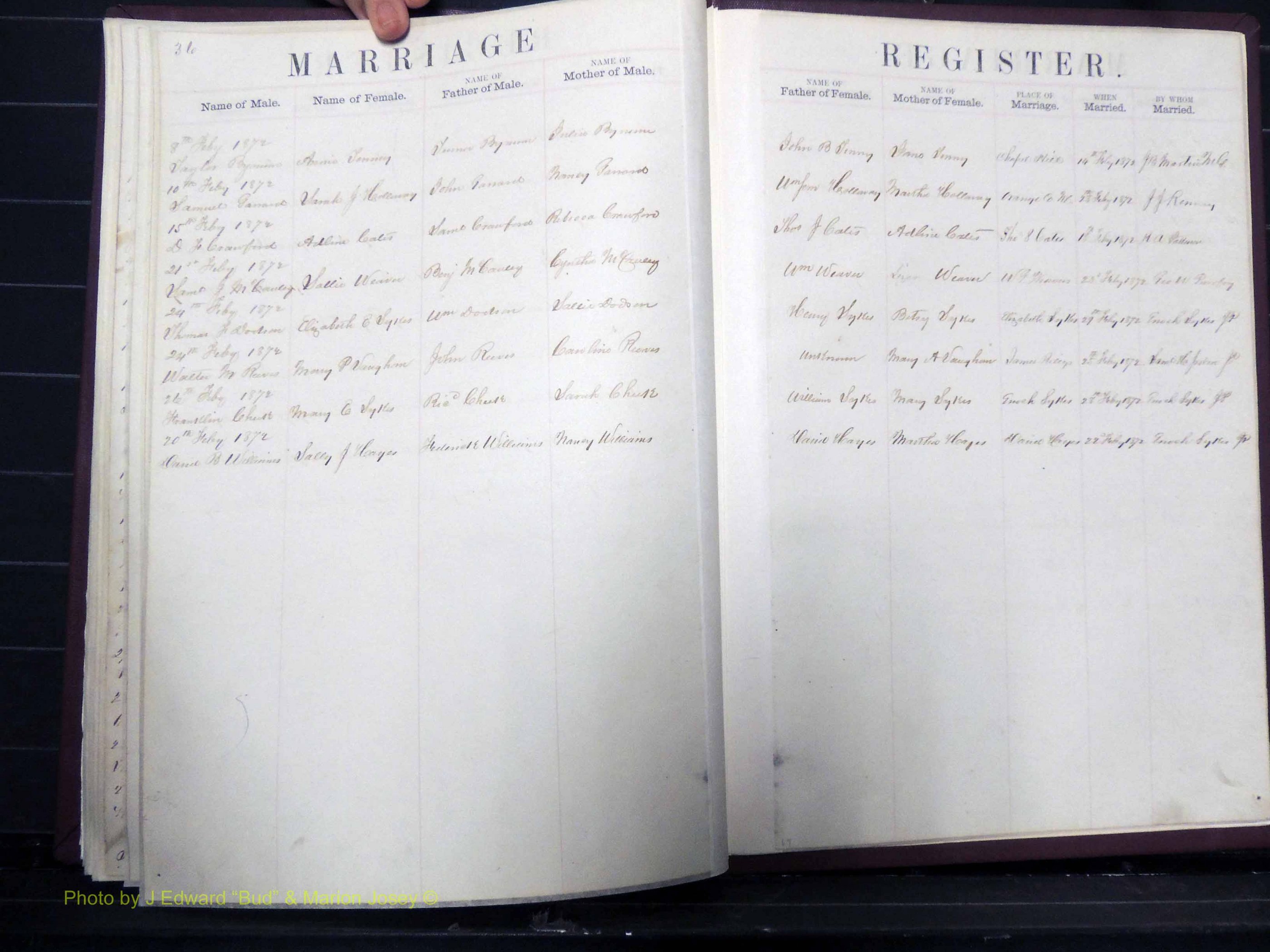 Orange Co, NC, Marriages, Male, 1867-1872 (194).JPG