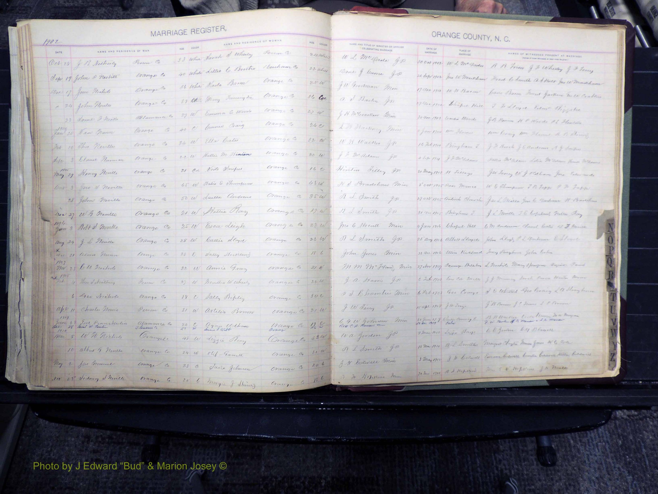 Orange Co, NC, Marriages, Male, 1880-1910 (297).JPG