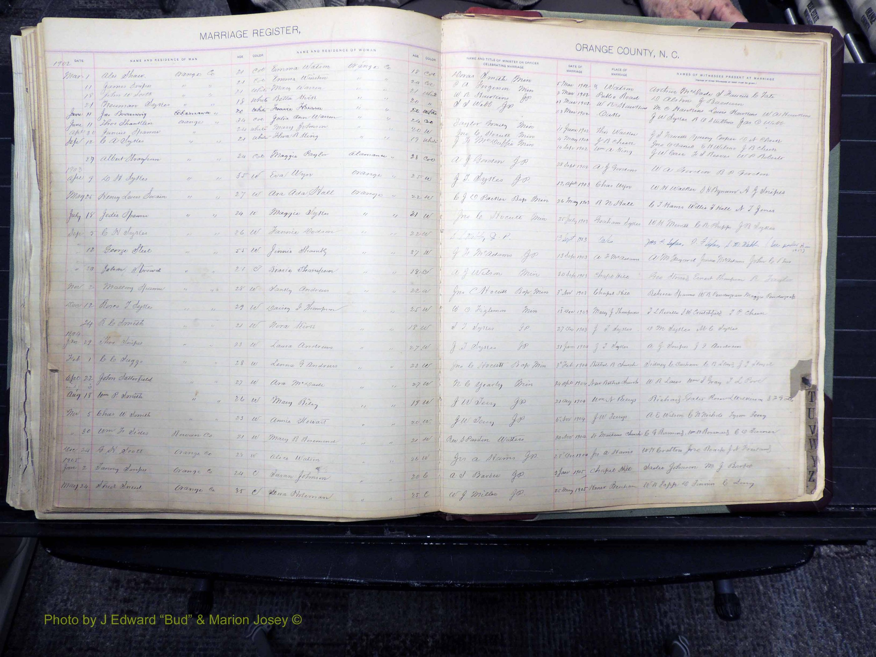 Orange Co, NC, Marriages, Male, 1880-1910 (306).JPG
