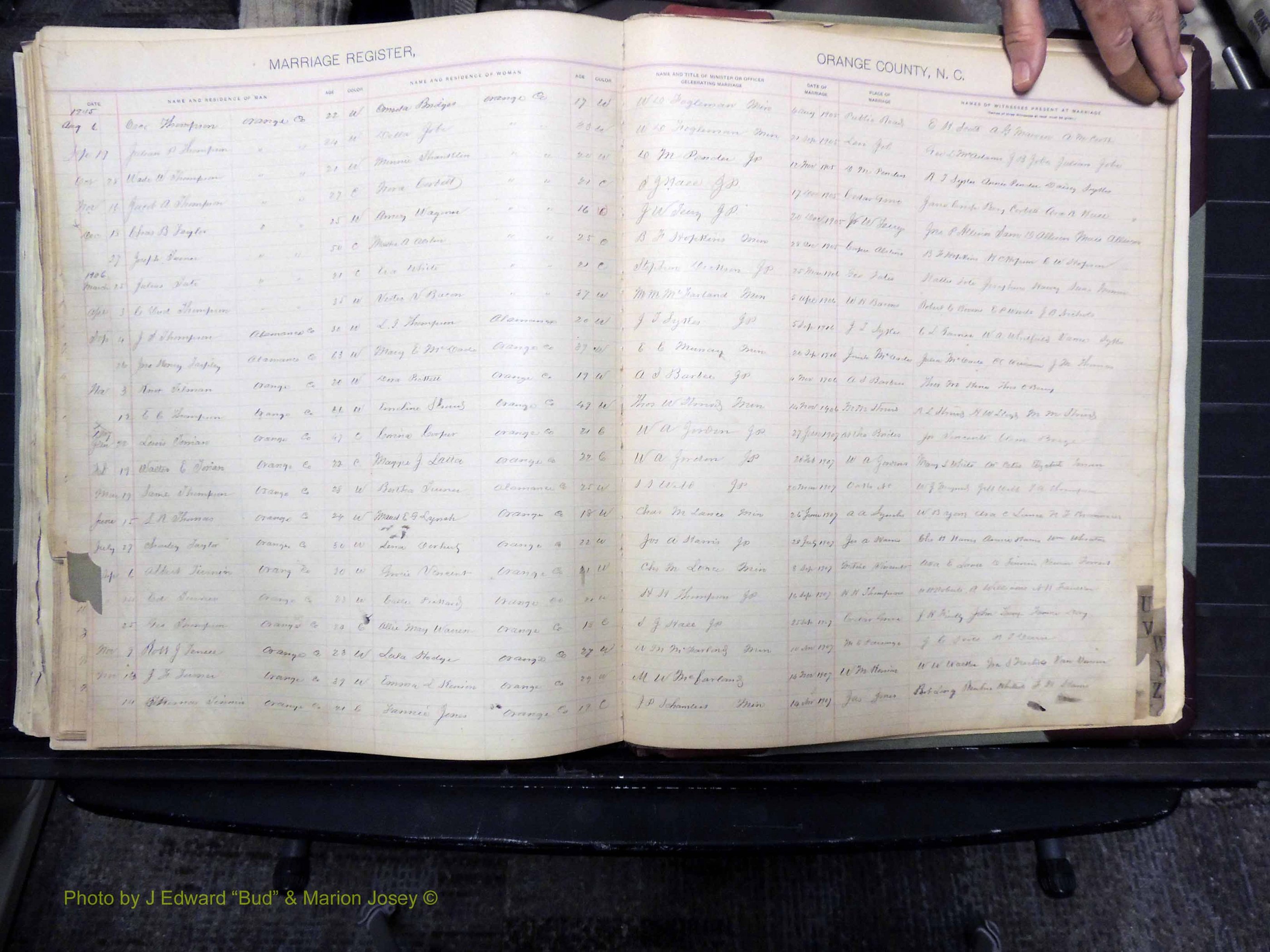 Orange Co, NC, Marriages, Male, 1880-1910 (310).JPG