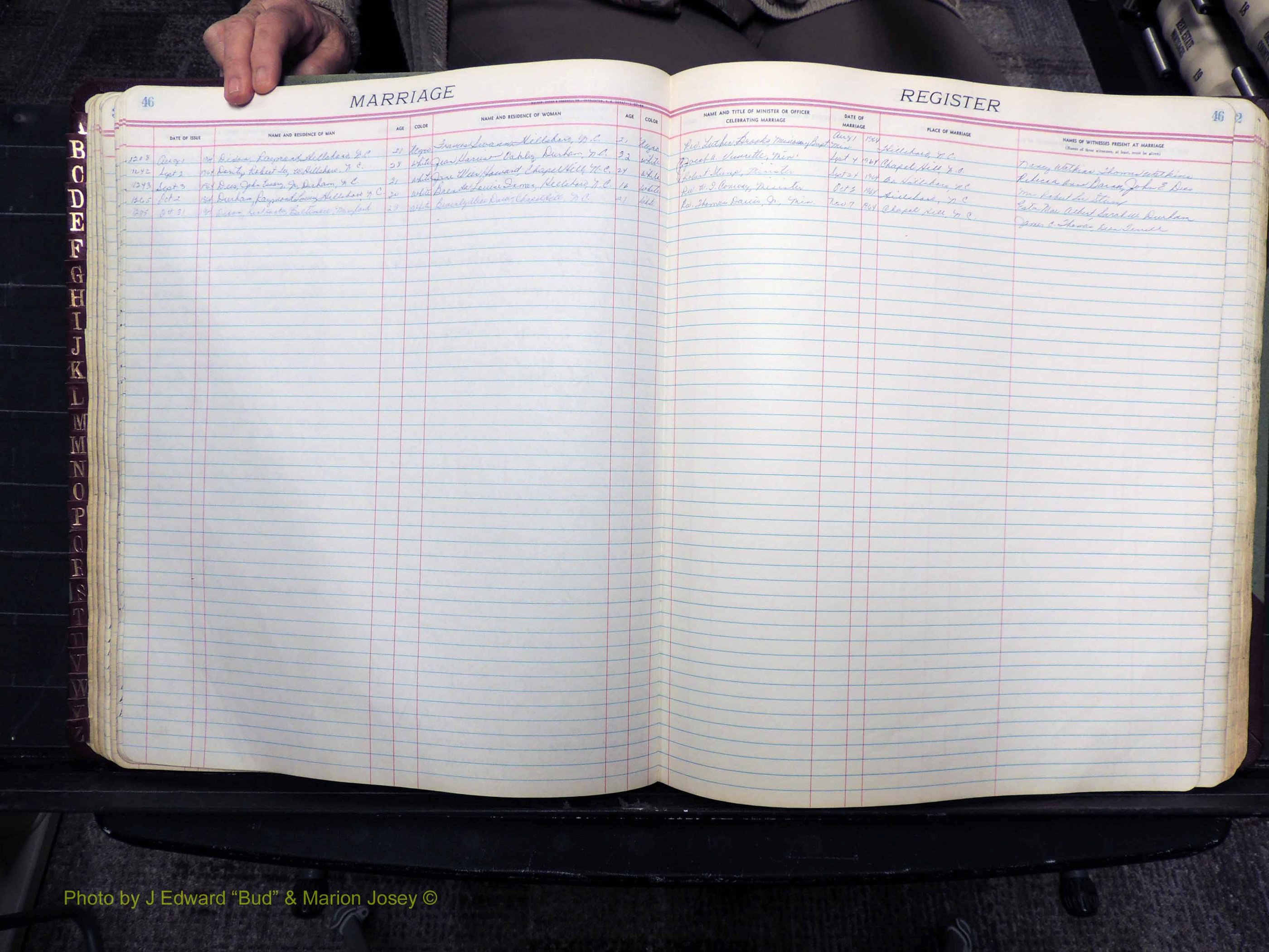 Orange Co, NC, Marriages, Male, 1944-1964 (133).JPG