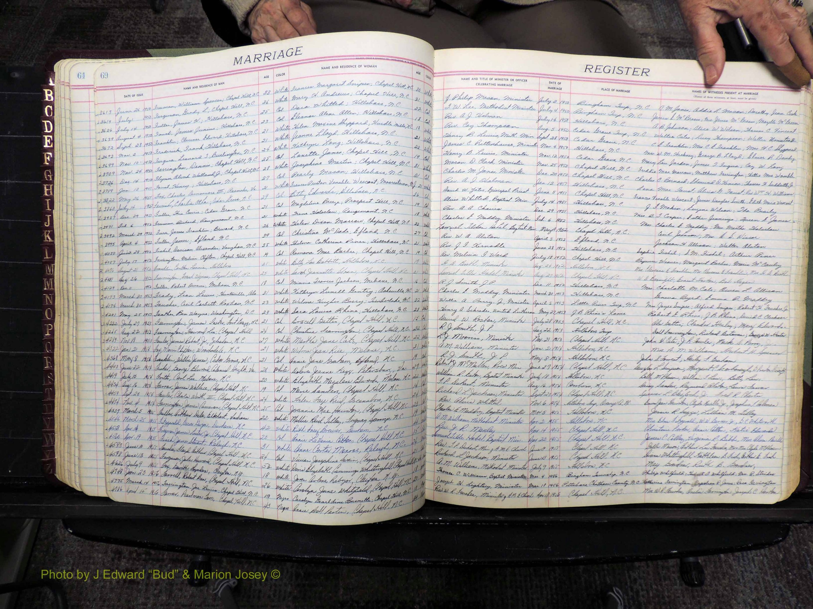 Orange Co, NC, Marriages, Male, 1944-1964 (138).JPG