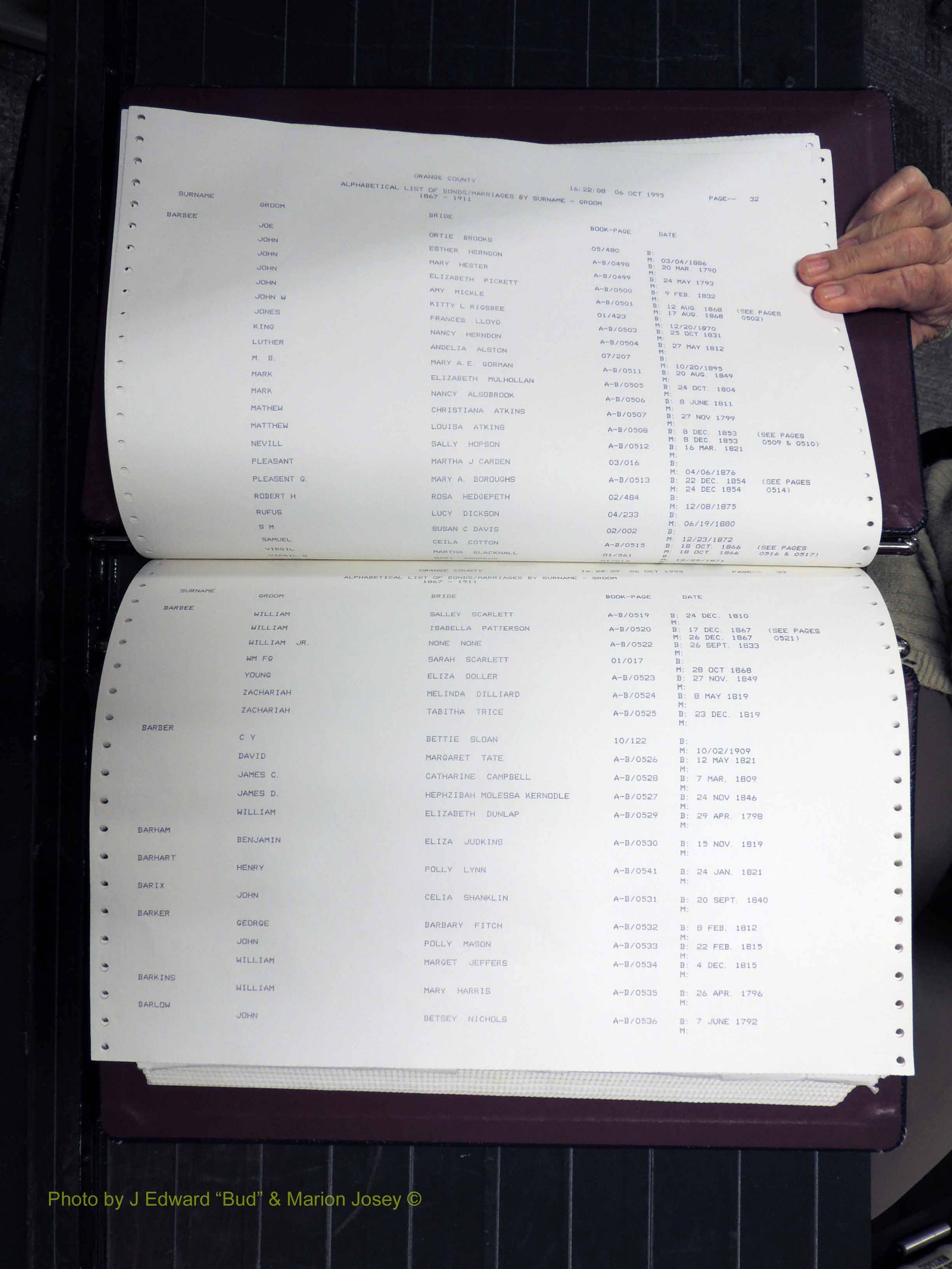 Orange Co, NC, Marriages, Male, A-H, 1752-1911 (117).JPG