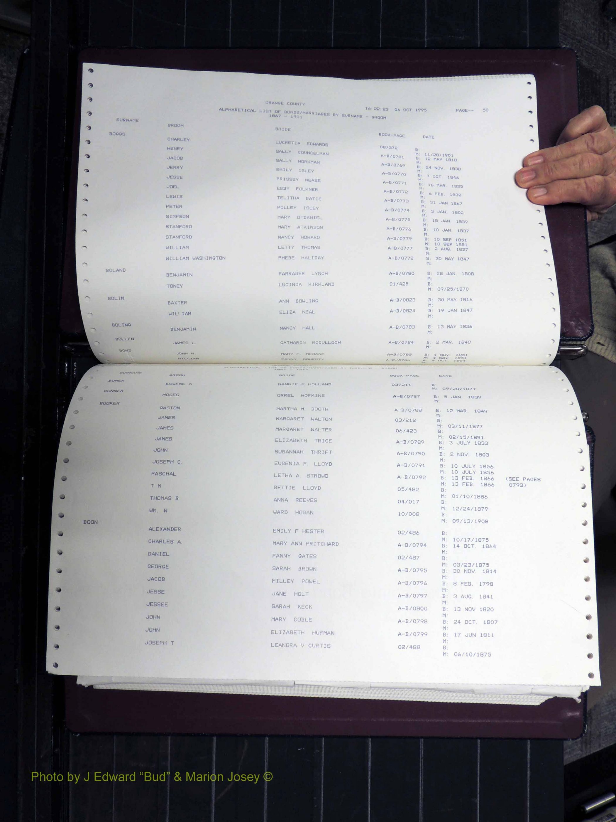 Orange Co, NC, Marriages, Male, A-H, 1752-1911 (126).JPG