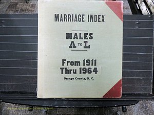 Orange Co, NC, Marriages, Male, A-L, 1911-1964 (100).JPG