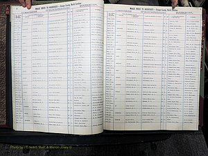 Orange Co, NC, Marriages, Male, A-L, 1911-1964 (109).JPG