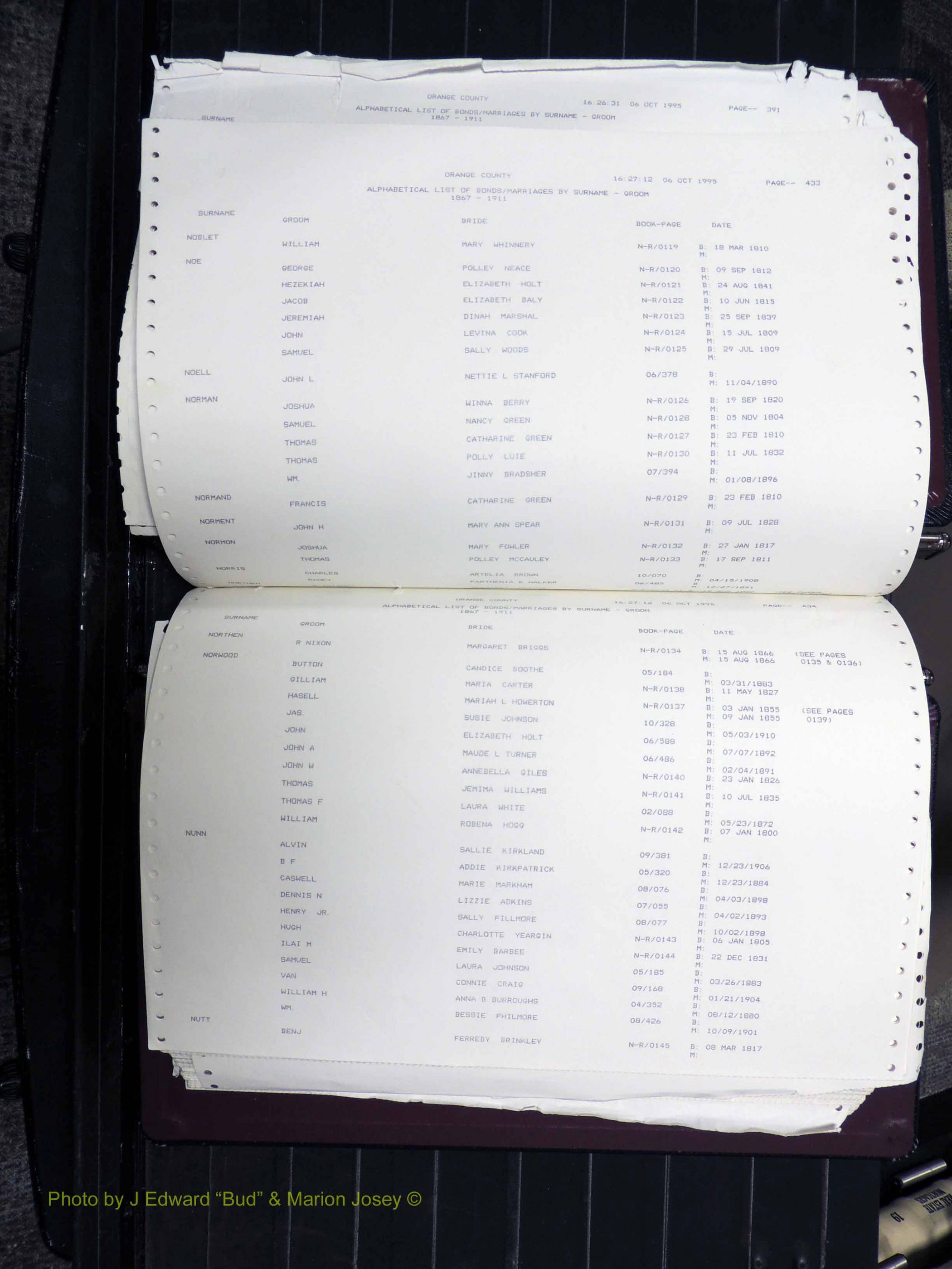 Orange Co, NC, Marriages, Male, I-Z, 1752-1911 (172).JPG