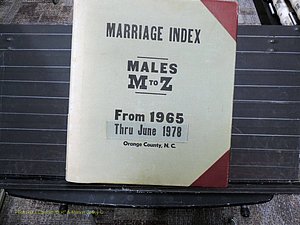 Orange Co, NC, Marriages, Male, M-Z, 1965-1998 (100).JPG