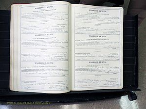 Peach Co, GA, Marriages, Book A, 1926-1960 pg 154-155.JPG