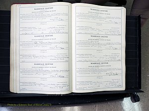 Peach Co, GA, Marriages, Book A, 1926-1960 pg 156-157.JPG