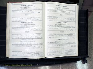 Peach Co, GA, Marriages, Book A, 1926-1960 pg 158-159.JPG