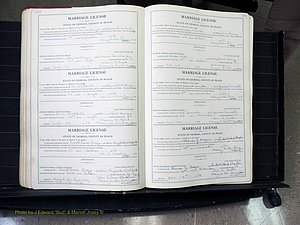 Peach Co, GA, Marriages, Book A, 1926-1960 pg 160-161.JPG
