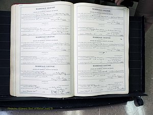 Peach Co, GA, Marriages, Book A, 1926-1960 pg 164-165.JPG