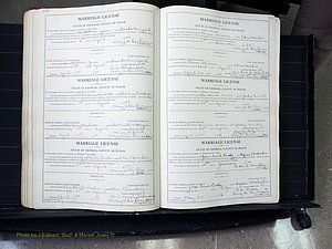 Peach Co, GA, Marriages, Book A, 1926-1960 pg 166-167.JPG