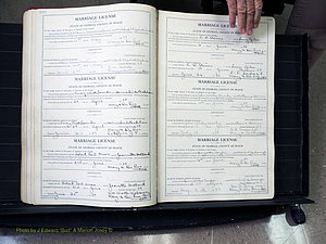 Peach Co, GA, Marriages, Book A, 1926-1960 pg 168-169.JPG