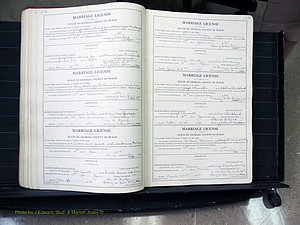 Peach Co, GA, Marriages, Book A, 1926-1960 pg 174-175.JPG