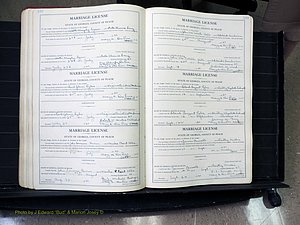 Peach Co, GA, Marriages, Book A, 1926-1960 pg 182-183.JPG