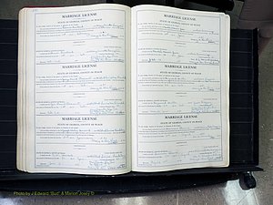 Peach Co, GA, Marriages, Book A, 1926-1960 pg 190-191.JPG