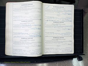 Peach Co, GA, Marriages, Book A, 1926-1960 pg 218-219.JPG