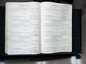 Peach Co, GA, Marriages, Book A, 1926-1960 pg 260-261.JPG