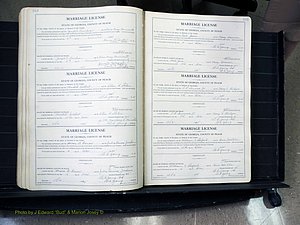 Peach Co, GA, Marriages, Book A, 1926-1960 pg 264-265.JPG