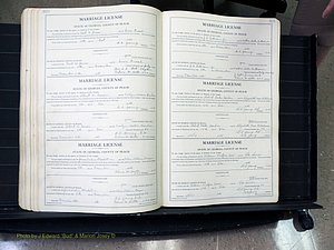 Peach Co, GA, Marriages, Book A, 1926-1960 pg 300-301.JPG