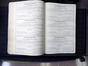 Peach Co, GA, Marriages, Book A, 1926-1960 pg 382-383.JPG