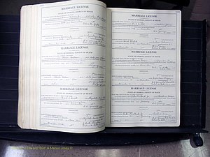 Peach Co, GA, Marriages, Book A, 1926-1960 pg 392-393.JPG