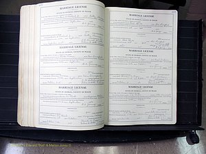 Peach Co, GA, Marriages, Book A, 1926-1960 pg 406-407.JPG