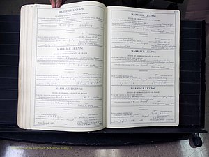 Peach Co, GA, Marriages, Book A, 1926-1960 pg 420-421.JPG