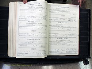 Peach Co, GA, Marriages, Book A, 1926-1960 pg 532-533.JPG