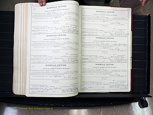 Peach Co, GA, Marriages, Book A, 1926-1960 pg 536-537.JPG
