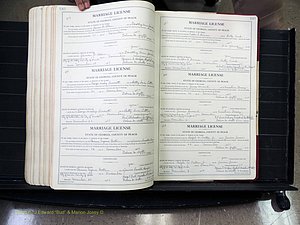 Peach Co, GA, Marriages, Book A, 1926-1960 pg 540-541.JPG