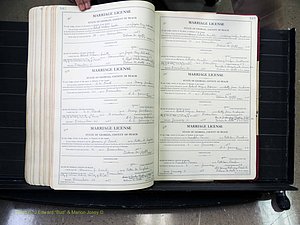 Peach Co, GA, Marriages, Book A, 1926-1960 pg 542-543.JPG