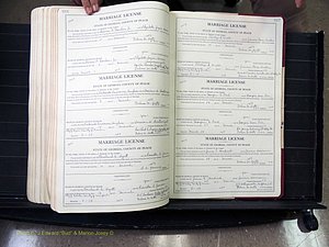 Peach Co, GA, Marriages, Book A, 1926-1960 pg 566-567.JPG