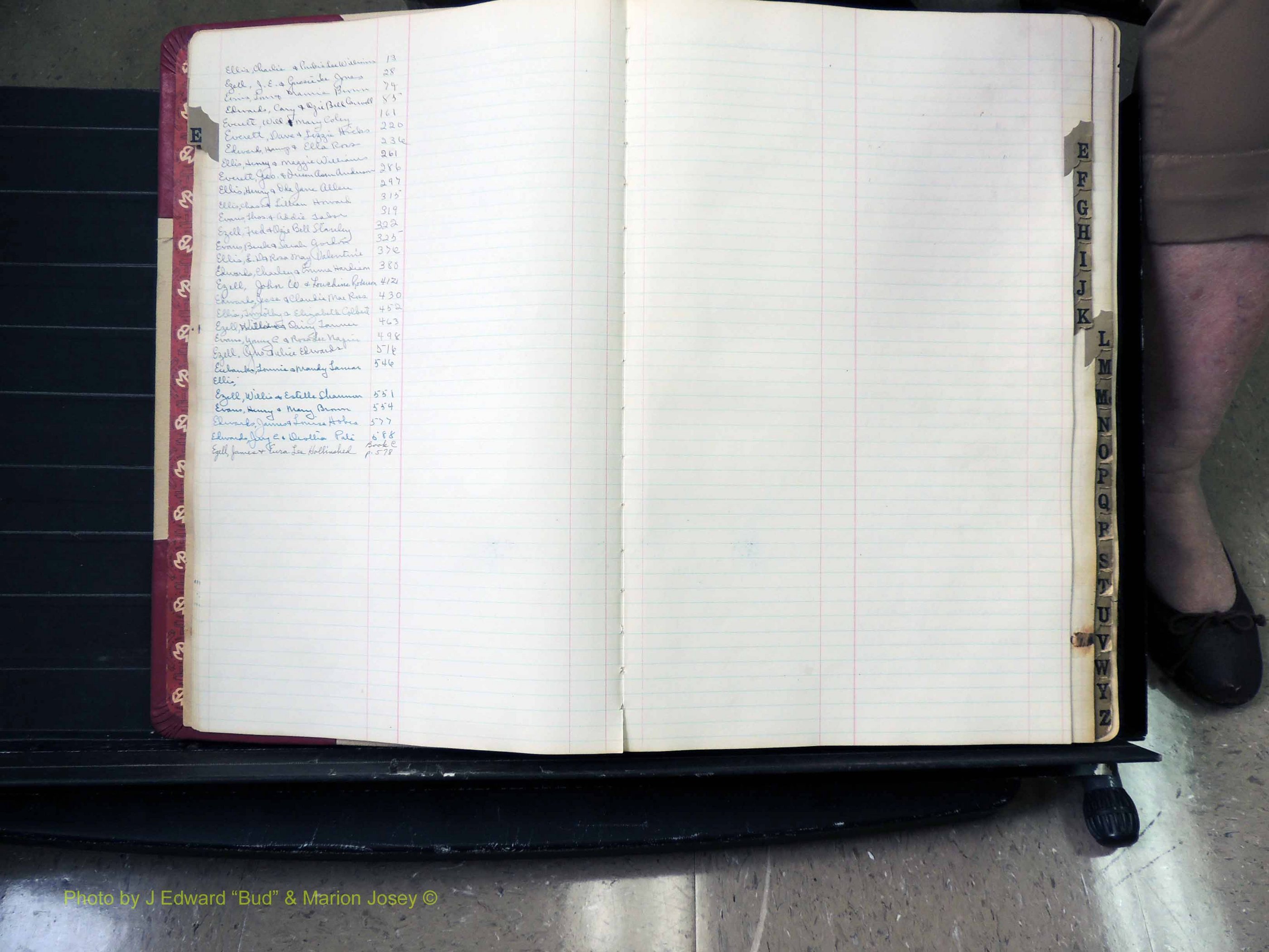 Peach Co, GA, Marriages, Book B, 1925-1991 Index E.JPG