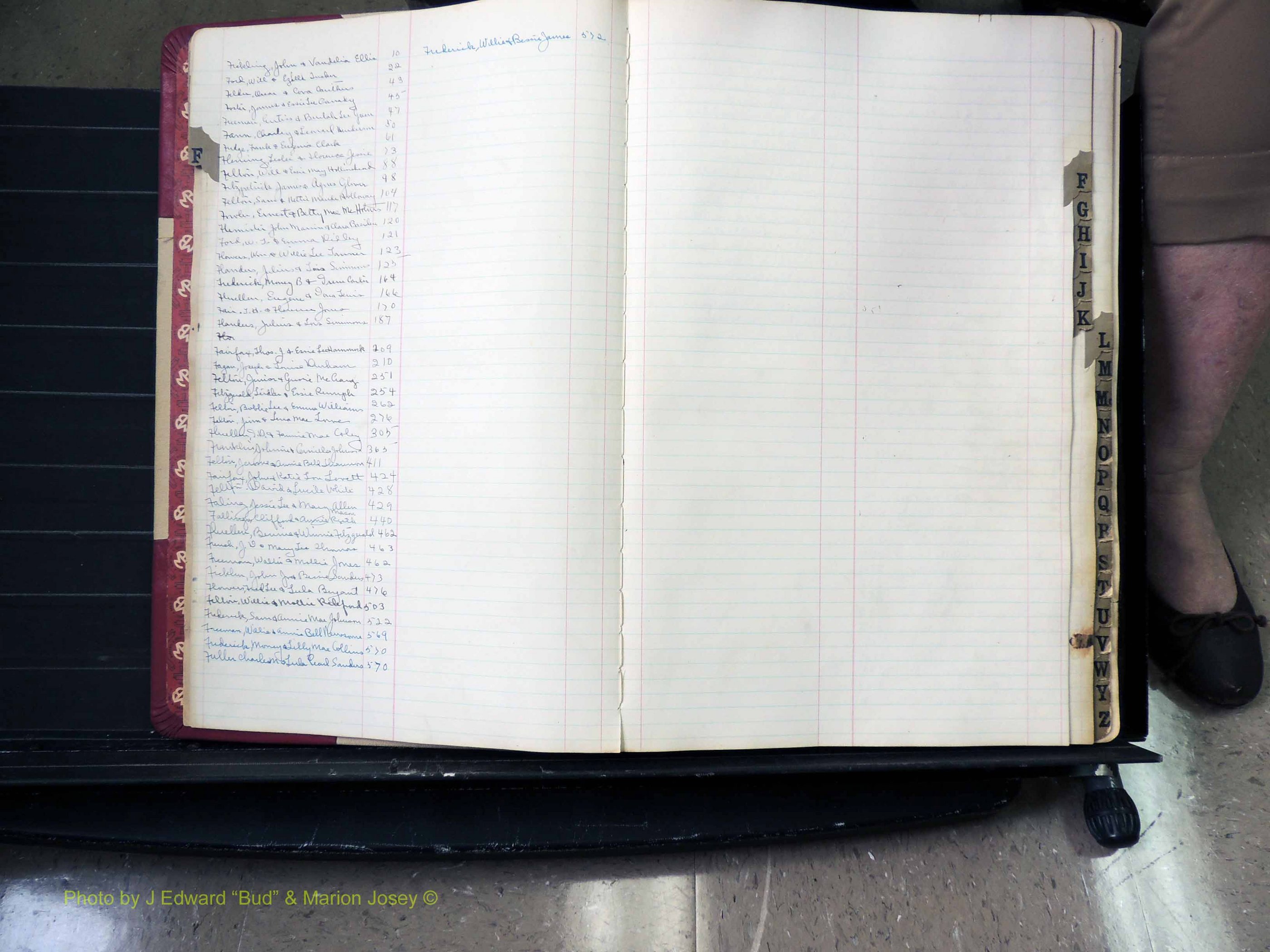 Peach Co, GA, Marriages, Book B, 1925-1991 Index F.JPG