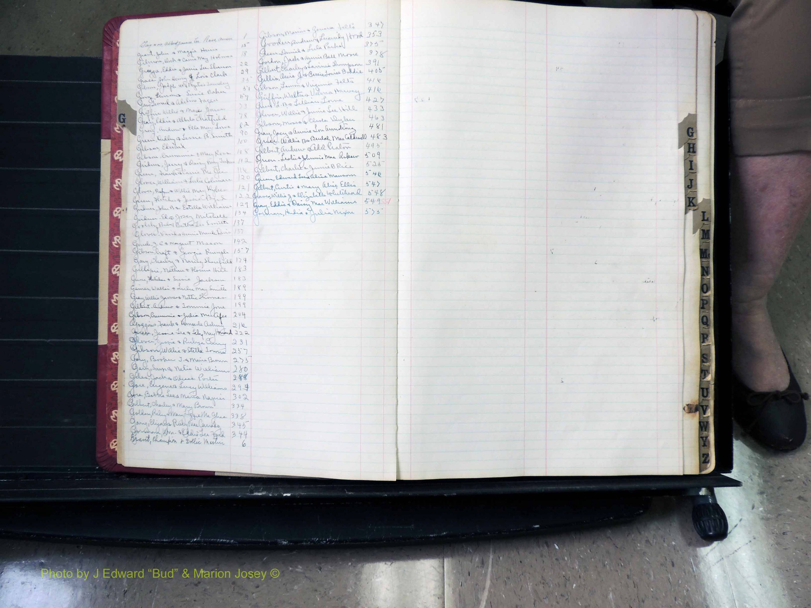 Peach Co, GA, Marriages, Book B, 1925-1991 Index G.JPG