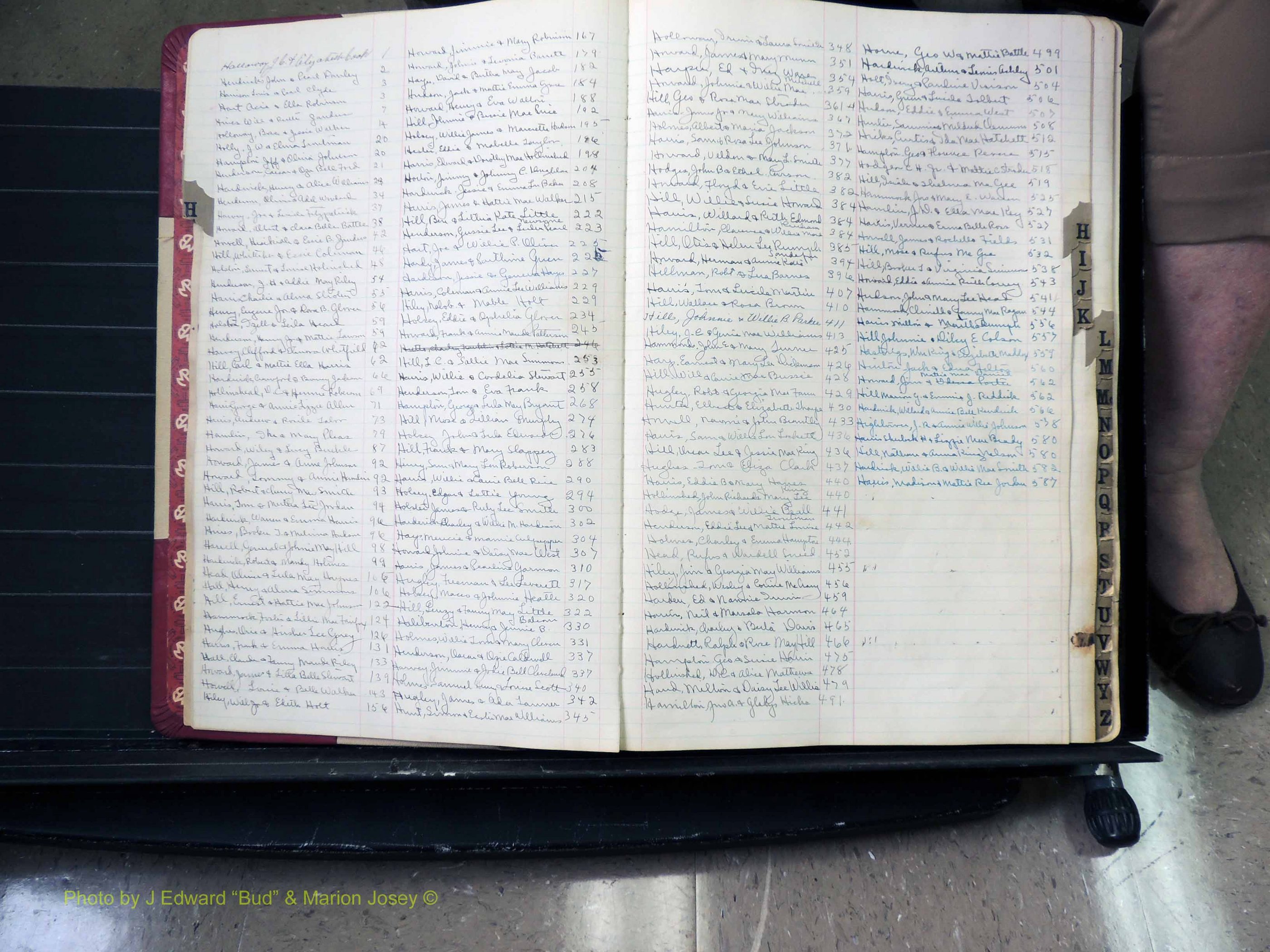 Peach Co, GA, Marriages, Book B, 1925-1991 Index H.JPG