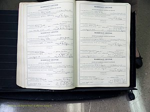 Peach Co, GA, Marriages, Book B, 1925-1991 pg 152-153.JPG
