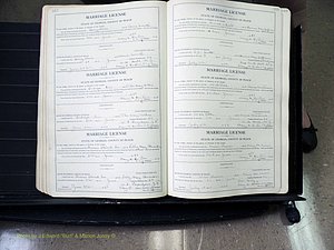 Peach Co, GA, Marriages, Book B, 1925-1991 pg 162-163.JPG