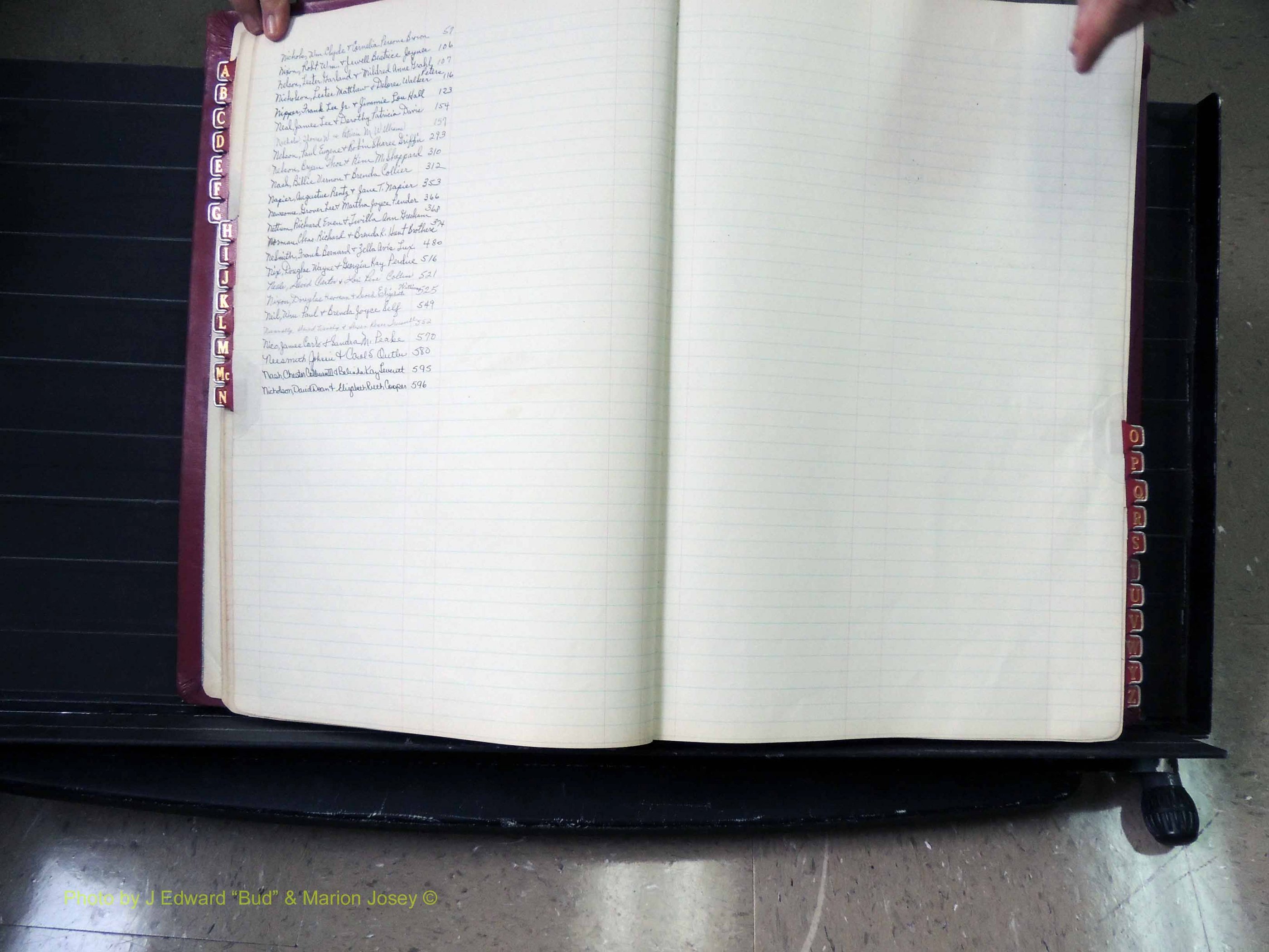 Peach Co, GA, Marriages, Book E, 1960-1984 Index N.JPG