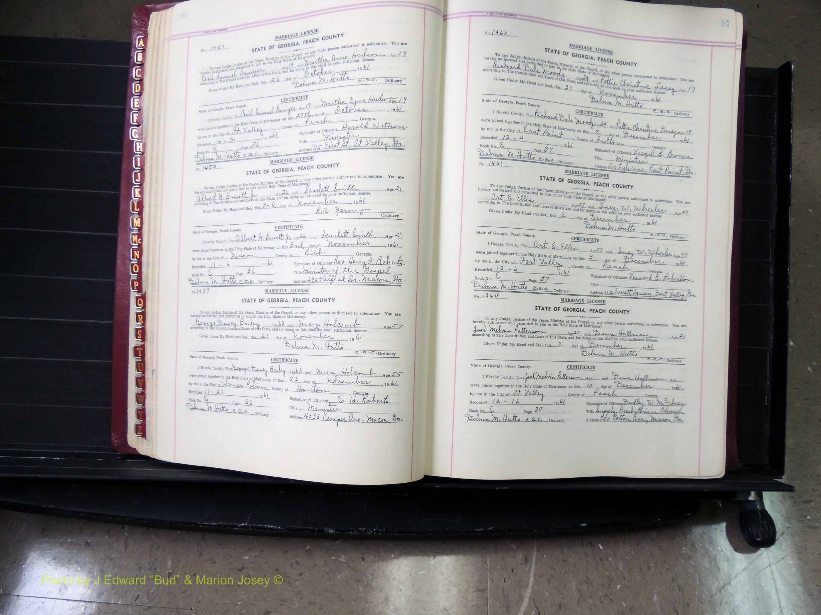 Peach Co, GA, Marriages, Book E, 1960-1984 pg 036-037.JPG