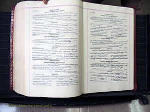 Peach Co, GA, Marriages, Book E, 1960-1984 pg 574-575.JPG