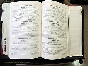 Peach Co, GA, Marriages, Book G, 1995-2007 pg 544-545.JPG