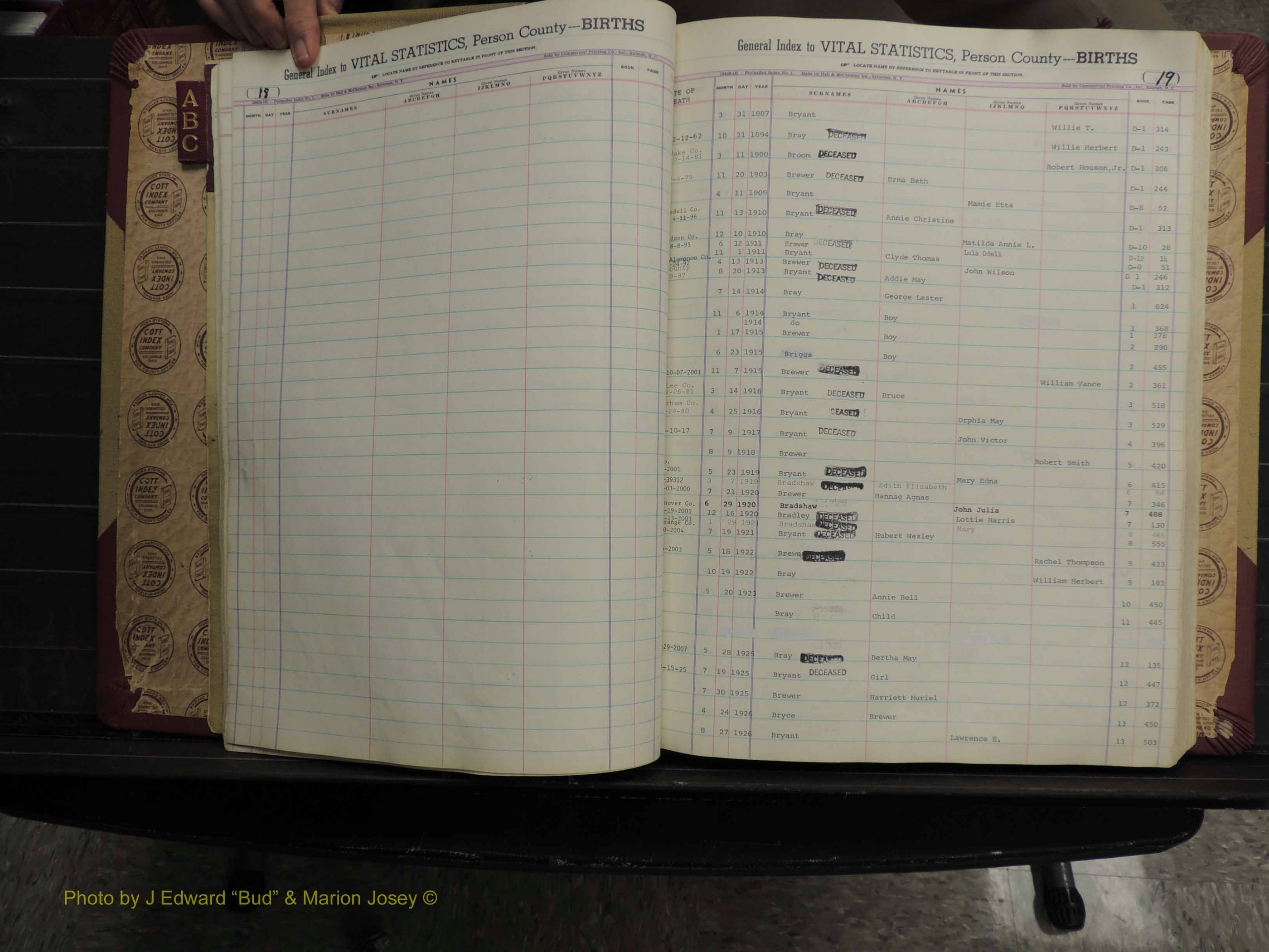Person Co, NC, Births, A-C, 1913-2012 (115).JPG